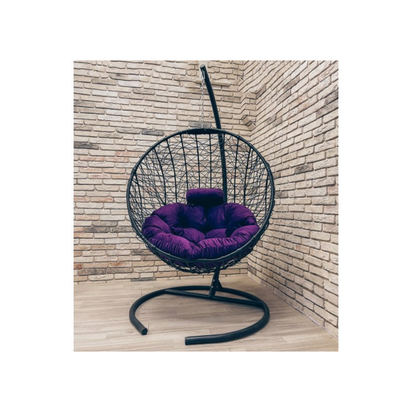 Подвесное кресло Кокон Круглое Стандарт (фиолетовый)