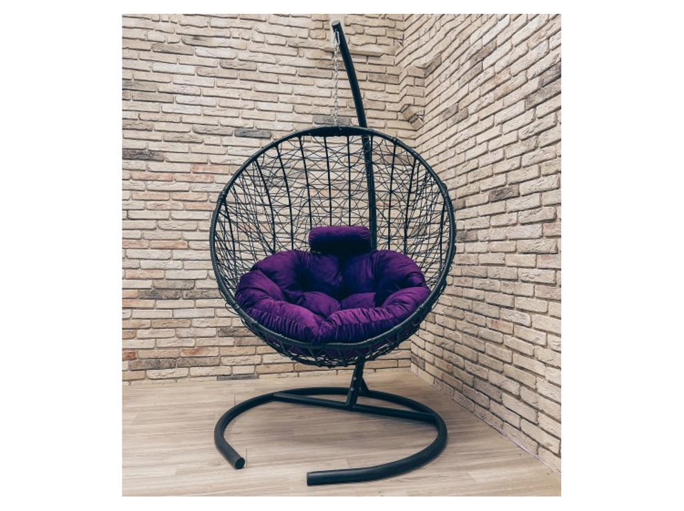 Подвесное кресло Кокон Круглое Стандарт (фиолетовый)