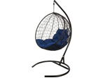 Кресло подвесное BiGarden Kokos Black (синяя подушка)
