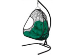 Кресло подвесное BiGarden Primavera Black (зеленая подушка)