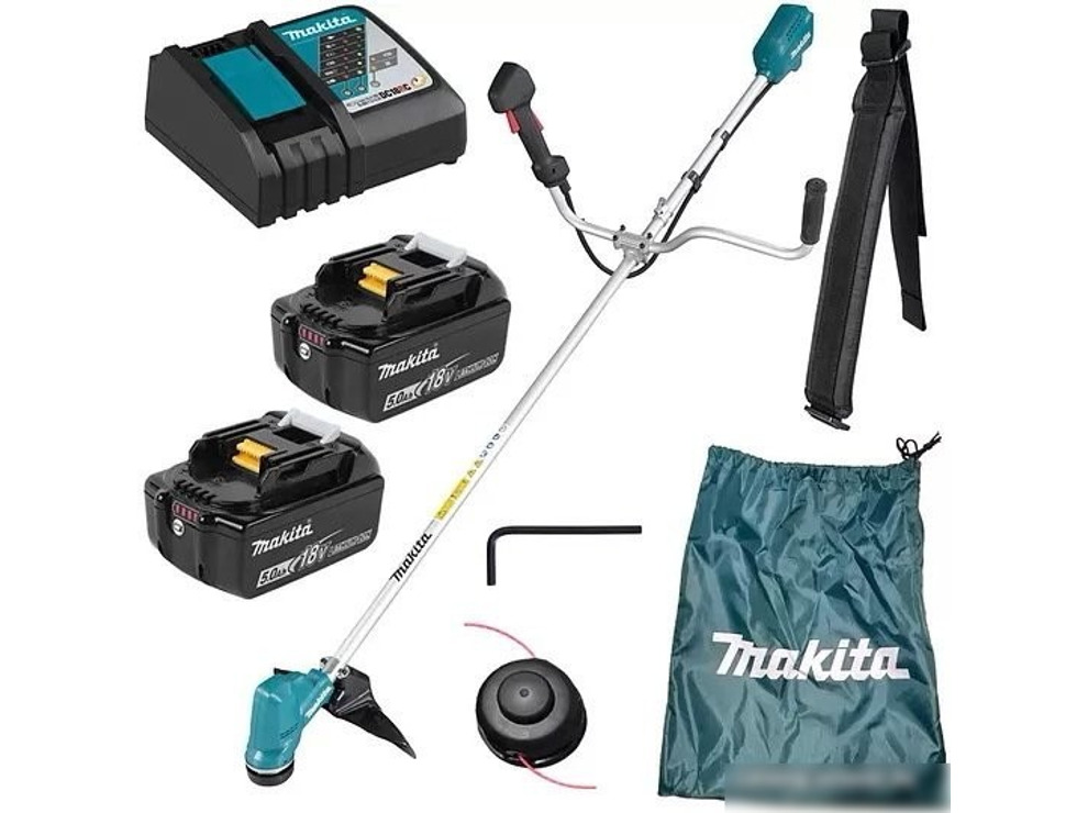 Триммер Makita DUR190URT3 (с 2-мя АКБ)
