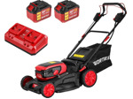 Газонокосилка Wortex CLM 4536-4 XLT Set 2334161 (с 2-мя АКБ)