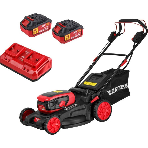 Газонокосилка Wortex CLM 4536-4 XLT Set 2334160 (с 2-мя АКБ)