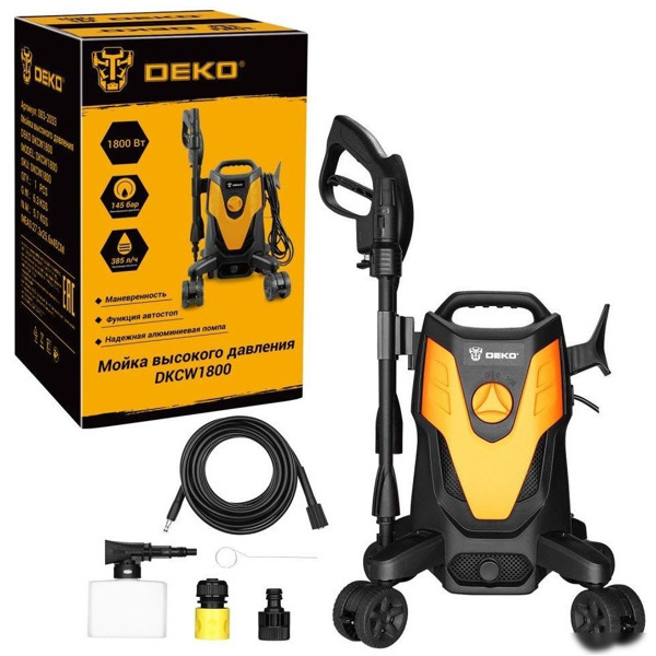 Мойка высокого давления Deko DKCW1800 083-2033