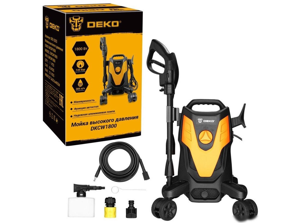 Мойка высокого давления Deko DKCW1800 083-2033