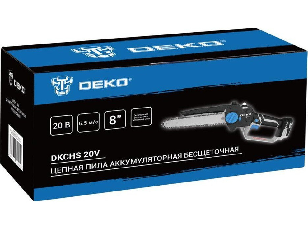 Аккумуляторная пила Deko DKCHS 20V 085-2015 (без АКБ)