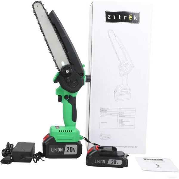 Аккумуляторная пила Zitrek GreenSaw 20V 082-1858-1 (с 2-мя АКБ)