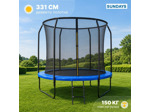 Батут Sundays JumpX-D374/12FT (синий, с сеткой, с лестницей)