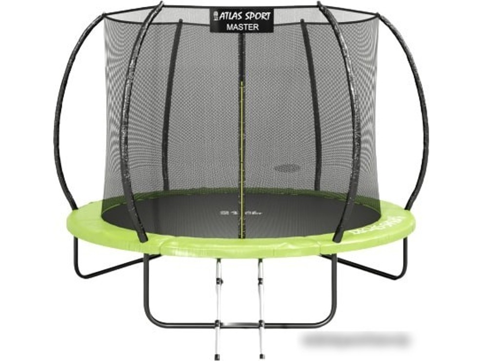 Батут Atlas Sport 252 см - 8ft Master (с лестницей, зеленый)