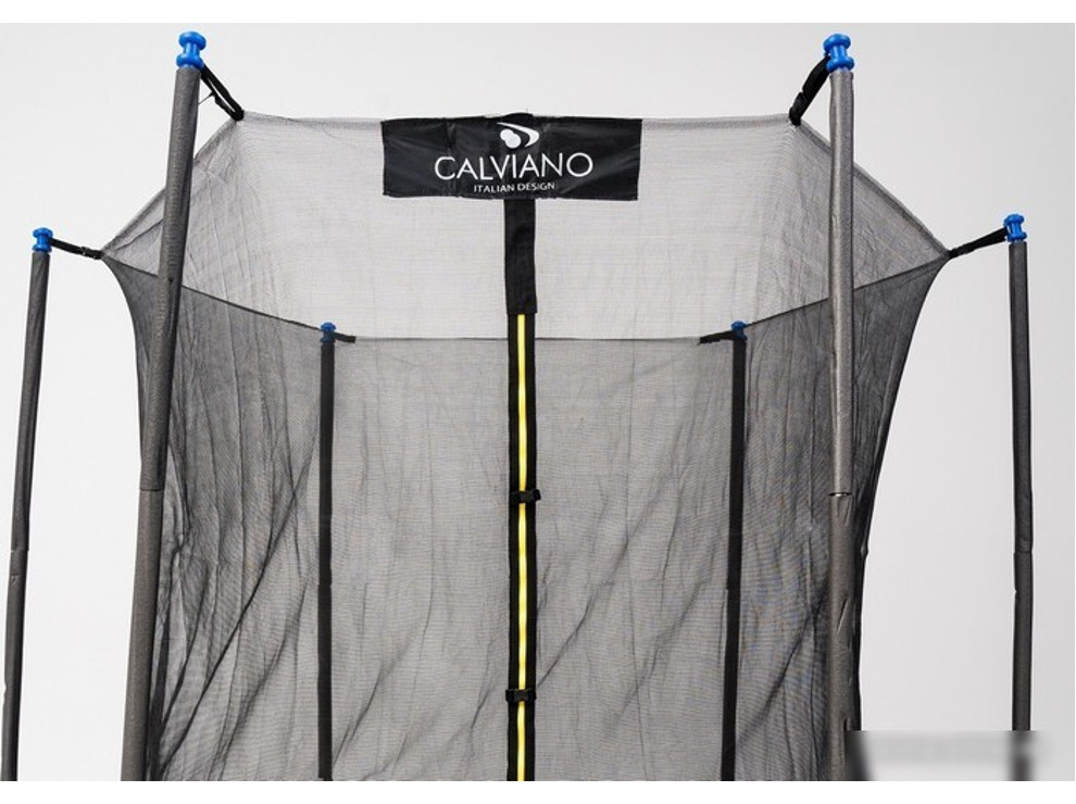 Батут Calviano Smile 252 см-8FT INSIDE с внутренней сеткой складной