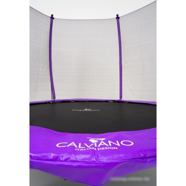 Батут Calviano Outside Master Purple 252 см - 8ft (внешняя сетка, с лестницей)