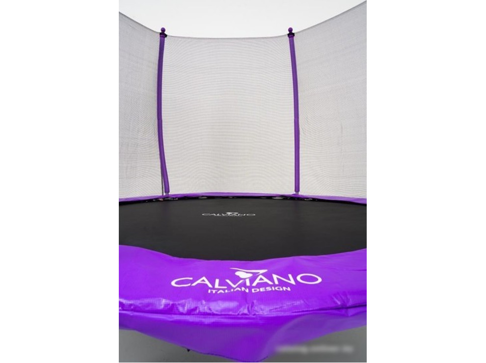 Батут Calviano Outside Master Purple 252 см - 8ft (внешняя сетка, с лестницей)
