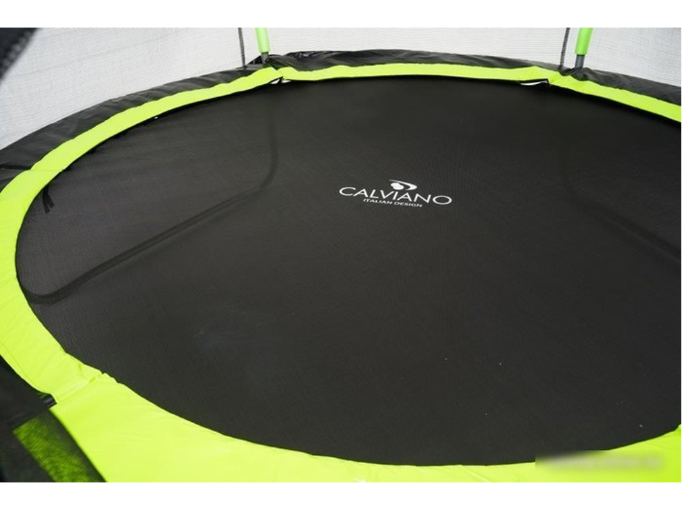Батут Calviano Outside Master Green 252 см - 8ft (внешняя сетка, с лестницей)