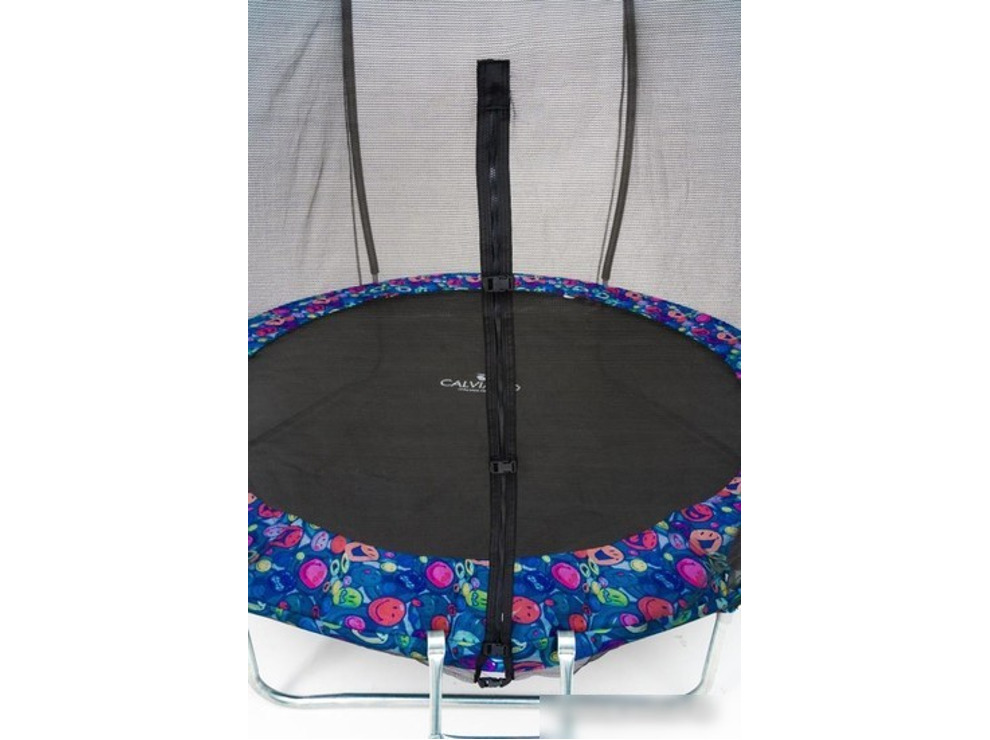 Батут Calviano Outside Master Smile 252 см - 8ft (внешняя сетка, с лестницей)