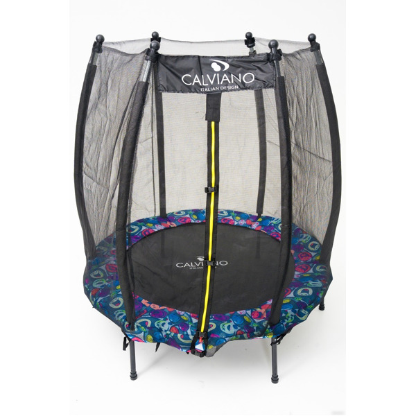 Батут Calviano Master Smile Elastic Band 140 см - 4.5ft (на резинках)