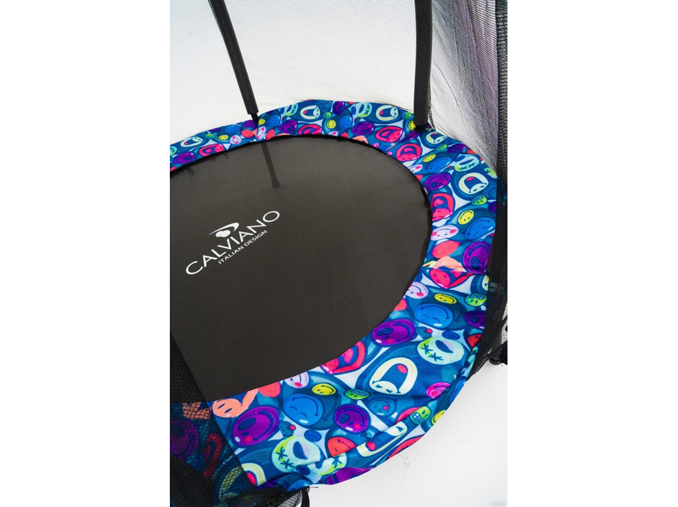 Батут Calviano Master Smile Elastic Band 140 см - 4.5ft (на резинках)