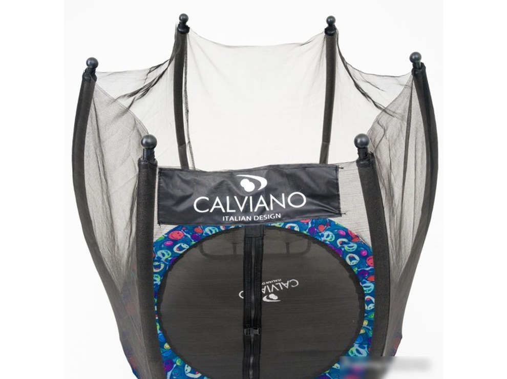 Батут Calviano Outside Master Smile 140 см - 4.5ft (внешняя сетка, складной, без лестницы)
