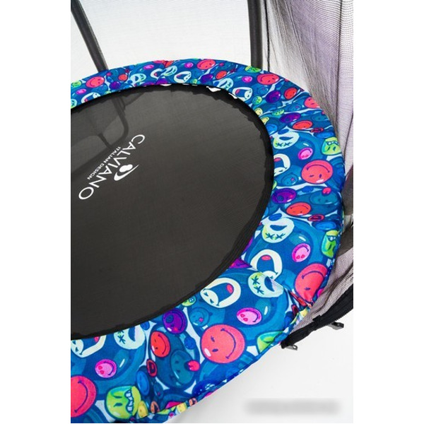 Батут Calviano Outside Master Smile 140 см - 4.5ft (внешняя сетка, складной, без лестницы)