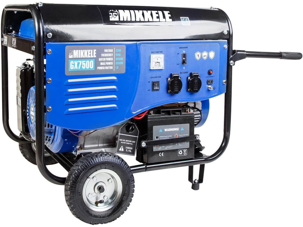 Бензиновый генератор Mikkele GX 7500