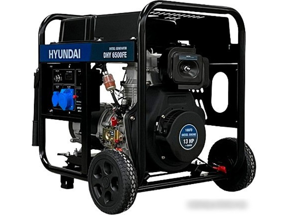 Дизельный генератор Hyundai DHY6500FE