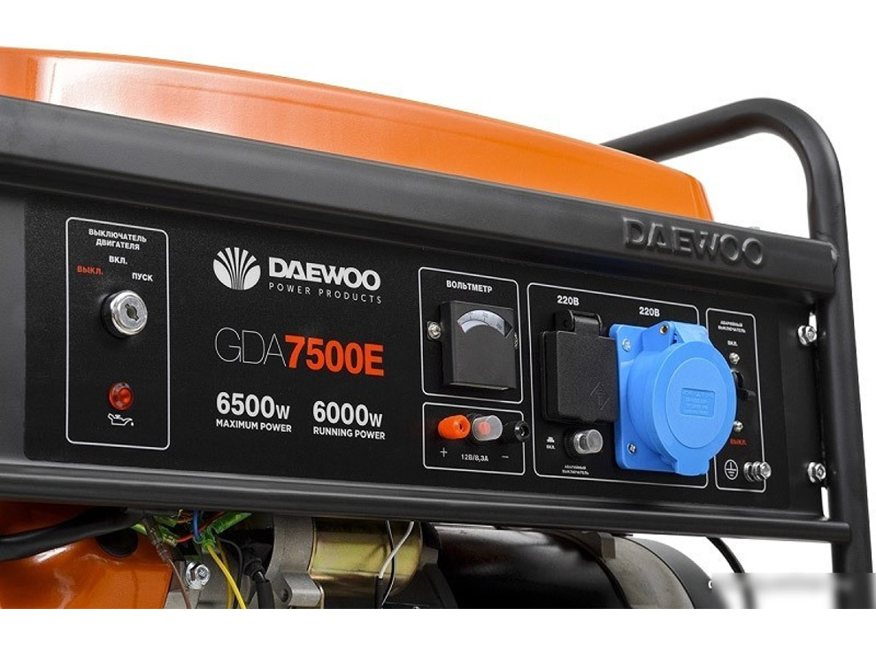 Бензиновый генератор Daewoo Power GDA 7500E