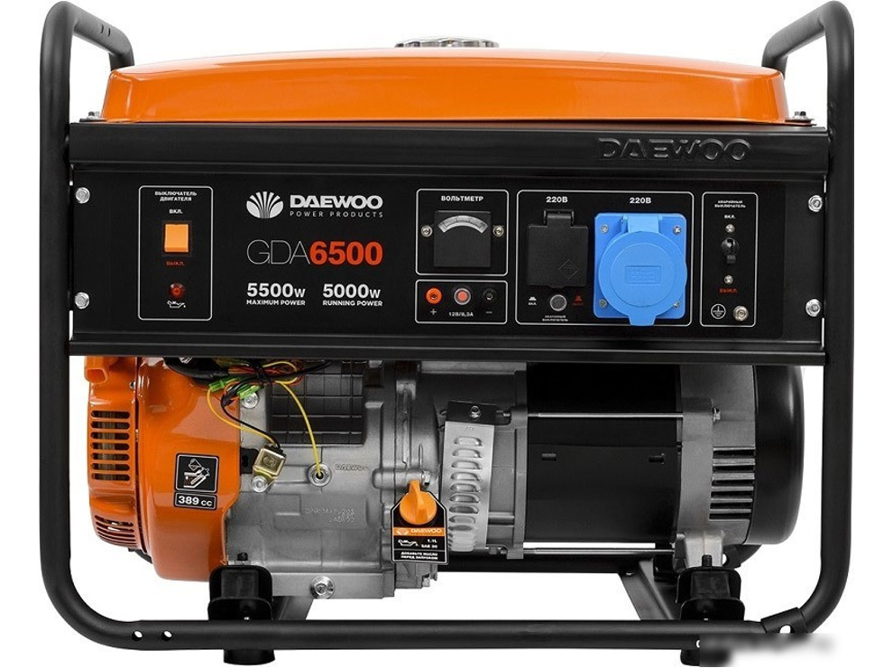 Бензиновый генератор Daewoo Power GDA 6500