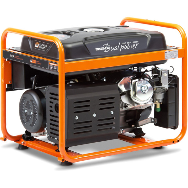 Бензиновый генератор Daewoo Power GDA 7500DPE-3