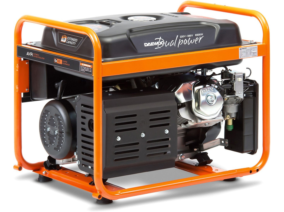 Бензиновый генератор Daewoo Power GDA 7500DPE-3