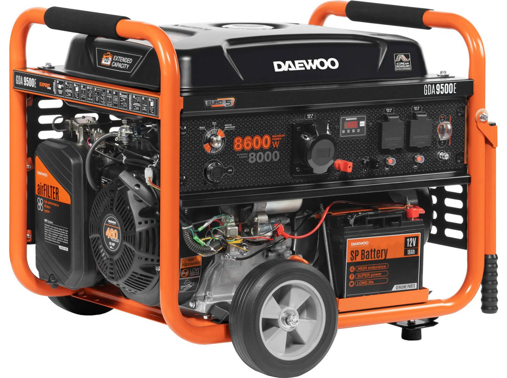 Бензиновый генератор Daewoo Power GDA 9500E