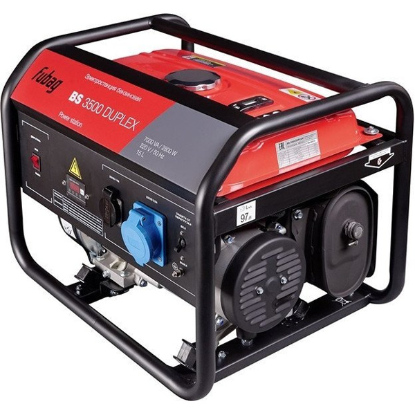 Бензиновый генератор Fubag BS 3500 DUPLEX 646470