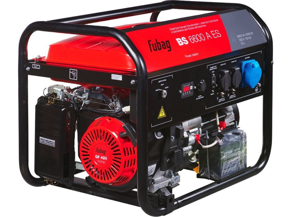 Бензиновый генератор Fubag BS 6600 A ES 646281