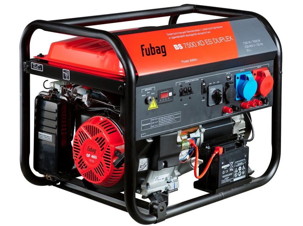 Бензиновый генератор Fubag BS 7500 XD ES DUPLEX