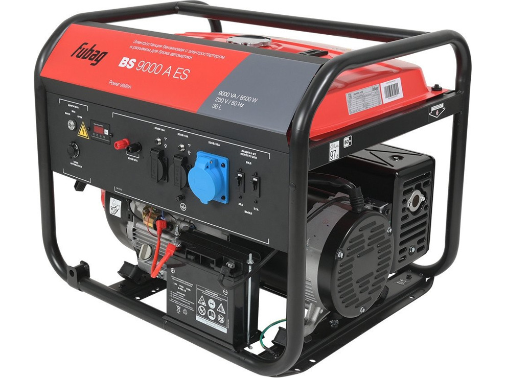 Бензиновый генератор Fubag BS 9000 A ES 641092