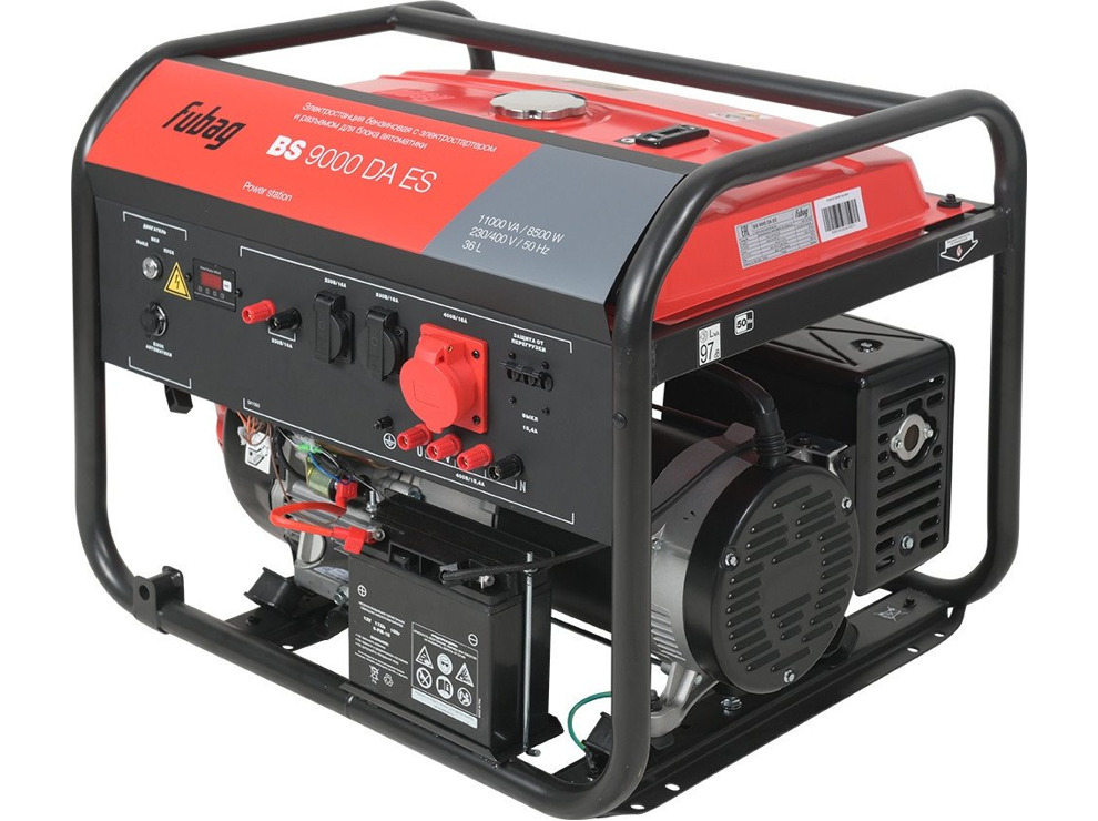 Бензиновый генератор Fubag BS 9000 DA ES 641093