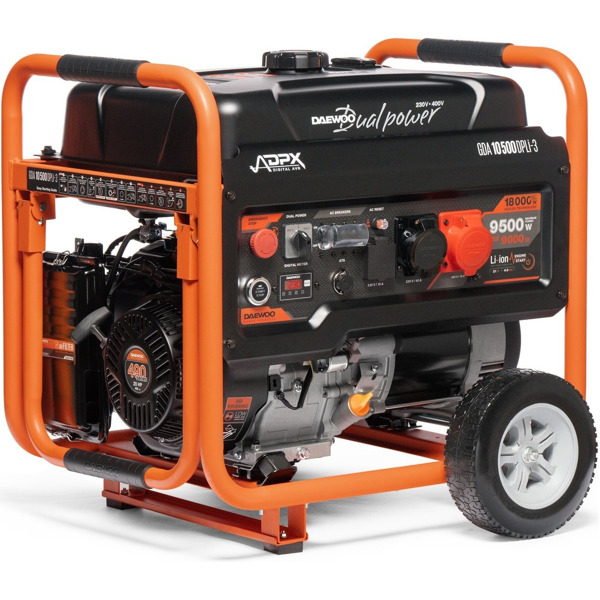 Бензиновый генератор Daewoo Power GDA 10500DPLi-3