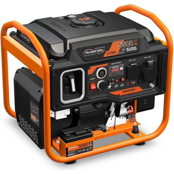 Бензиновый генератор Daewoo Power GDA 5500Ei
