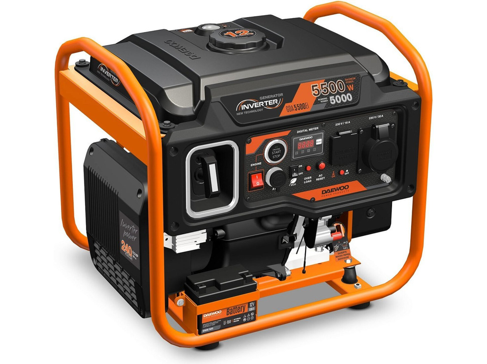 Бензиновый генератор Daewoo Power GDA 5500Ei