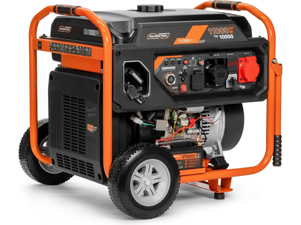 Бензиновый генератор Daewoo Power GDA 11000DPEi-3