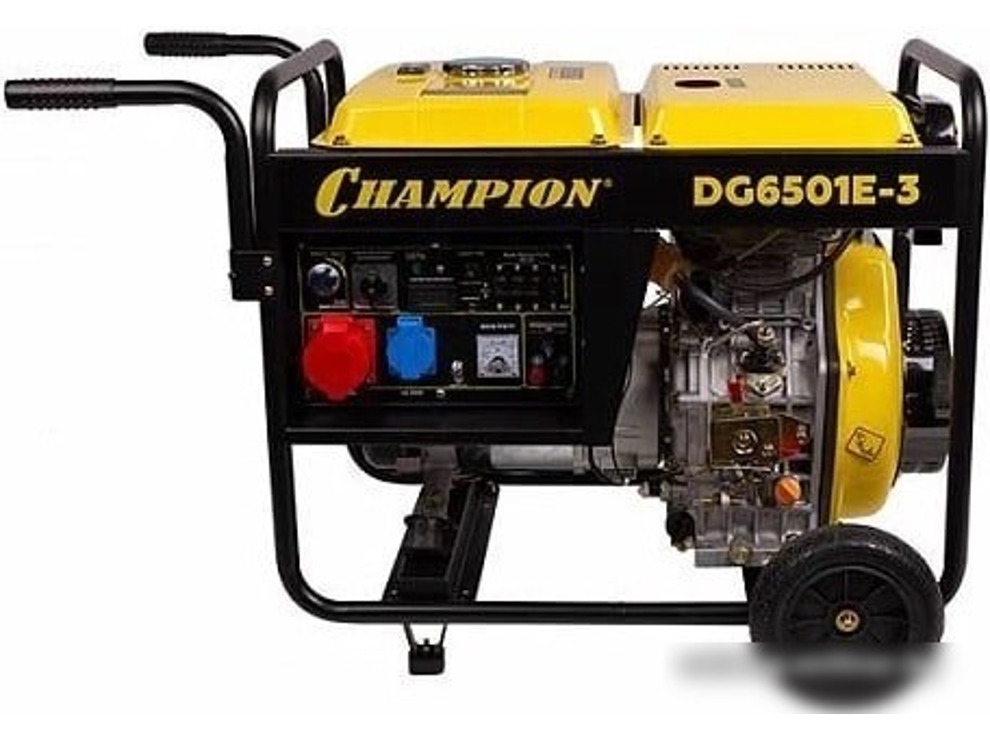 Дизельный генератор Champion DG6501E-3