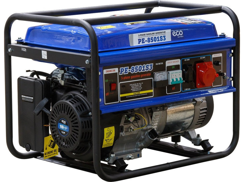 Бензиновый генератор ECO PE-8501S3