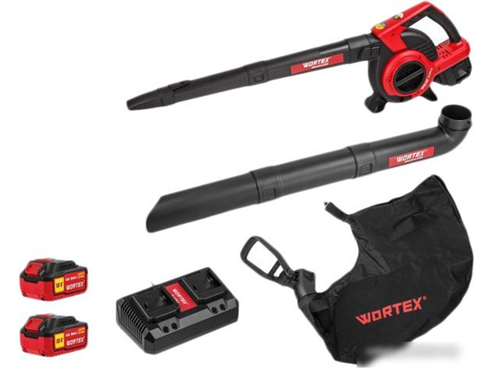Ручная воздуходувка Wortex BB 2536-1 D ALL1 Solo 1333418 (с 2-мя АКБ)