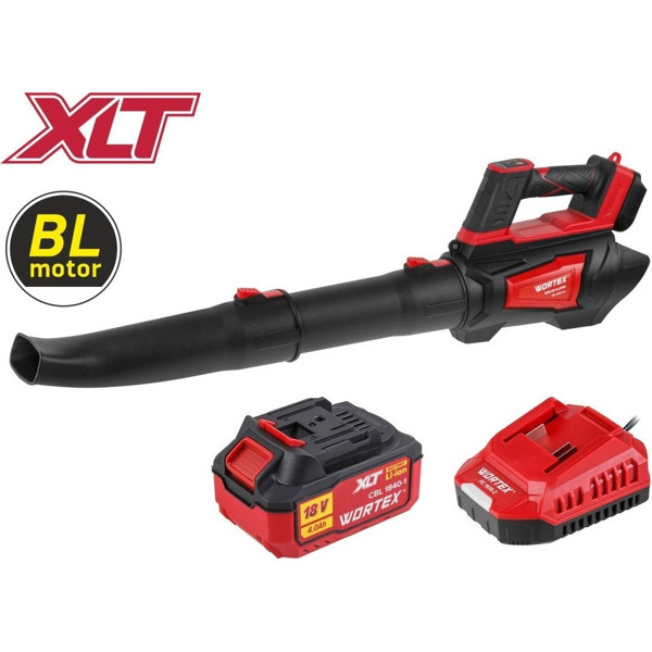 Садовая воздуходувка Wortex BB 1218-1 D XLT Set 2333193 (с 1-им АКБ)