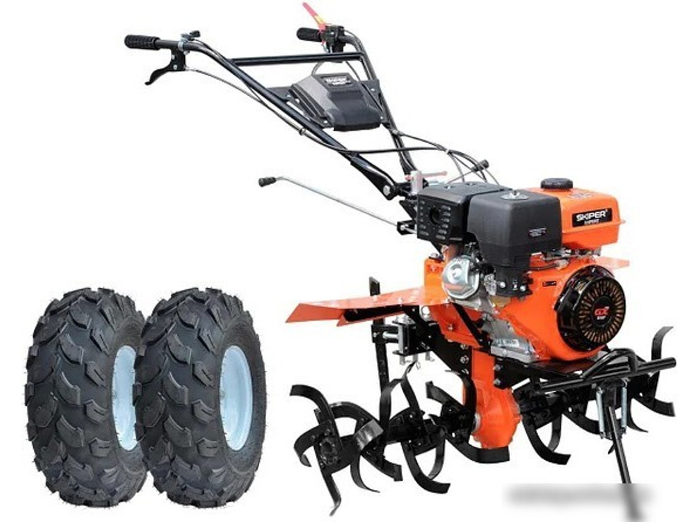 Мотоблок Skiper SP-1800SE Expert (колеса 19х7-8)