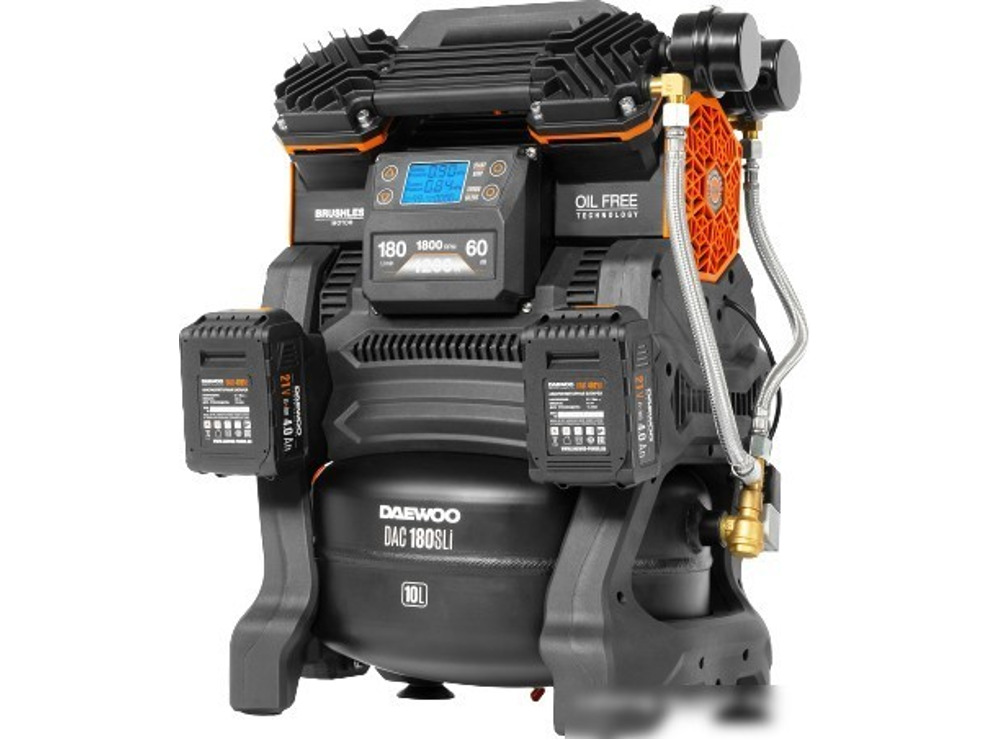 Компрессор Daewoo Power DAC 180S Li (с 2-мя АКБ)