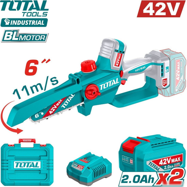 Аккумуляторная пила Total TGSLI42681 (с 2-мя АКБ, кейс)