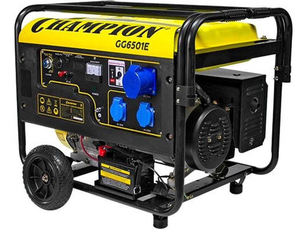 Бензиновый генератор Champion GG6501E+ATS