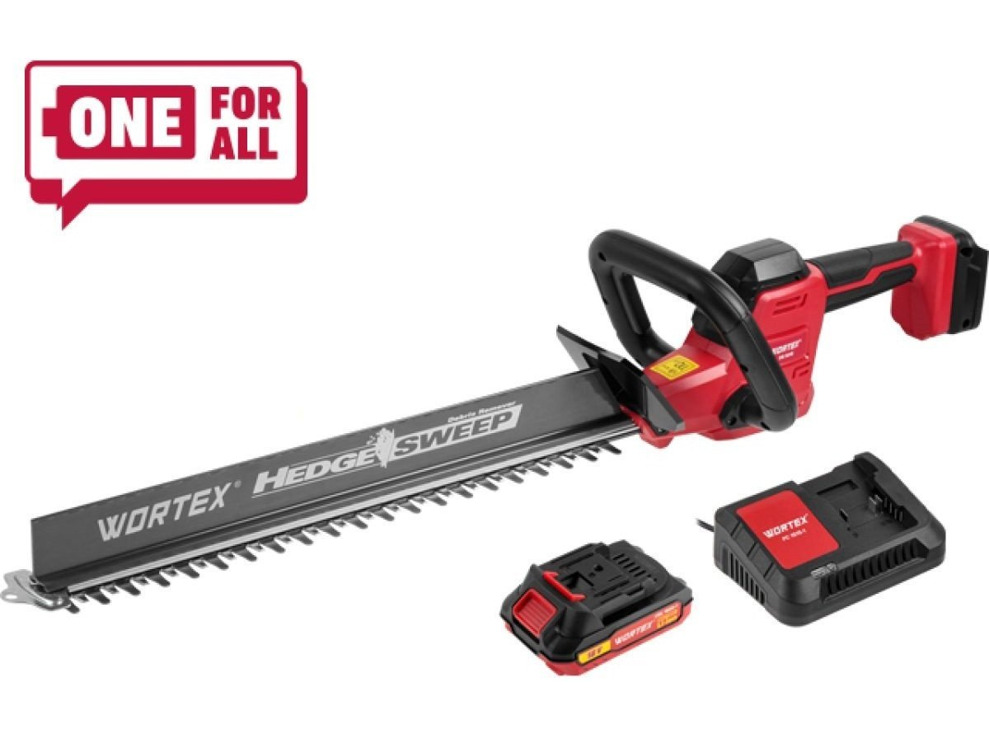 Кусторез Wortex DB 5018 ALL1 XLT Set 1334650 (с 1-им АКБ)