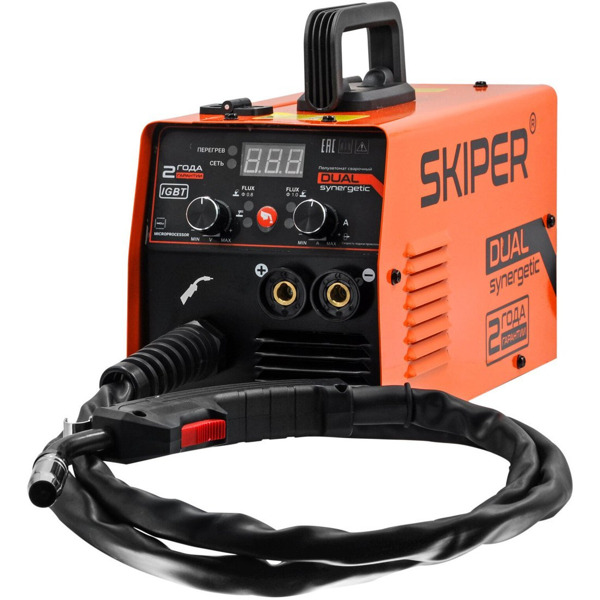 Сварочный инвертор Skiper FLUX/MMA-210D-9