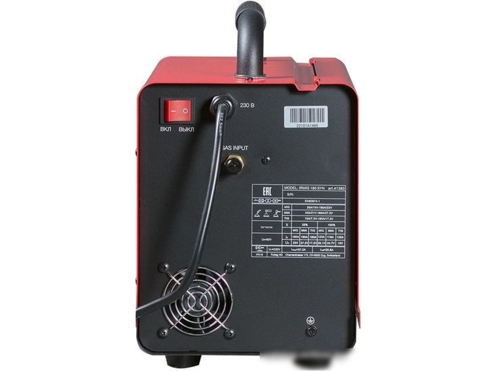 Сварочный инвертор Fubag IRMIG 180 SYN