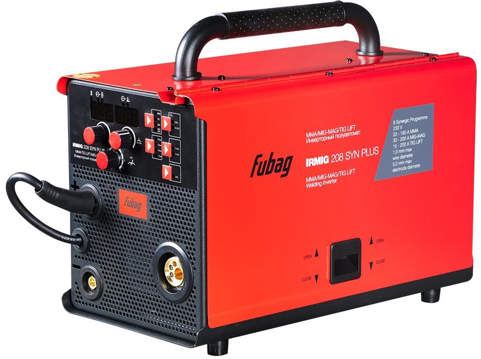 Сварочный инвертор Fubag IRMIG 208 SYN Plus (с горелкой 3м)